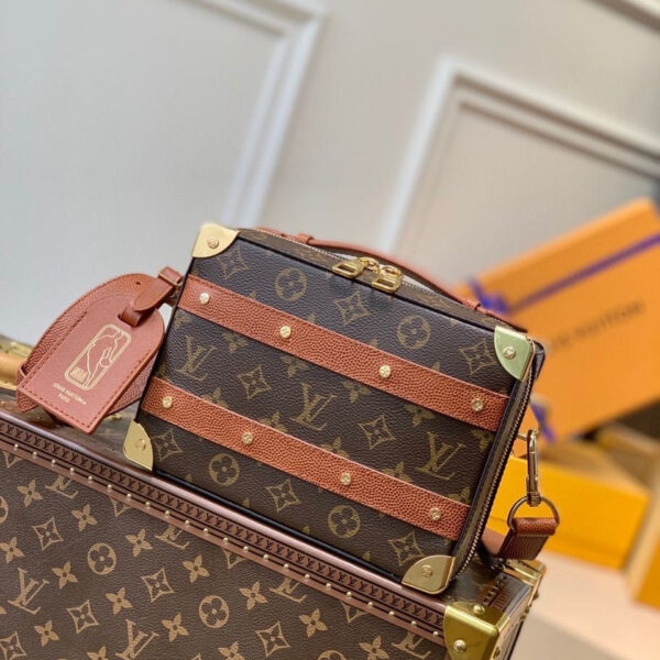 Louis Vuitton x NBA Handle Trunk Bag 22cm Monogram Canvas Spring/Summer Collection M45785, Brown