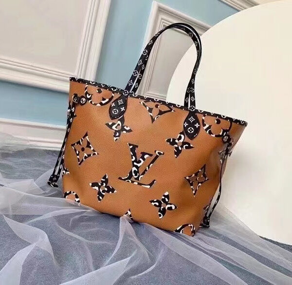Louis Vuitton Neverfull MM Tote Bag 32cm Monogram Jungle Canvas Spring/Summer Collection M44716 Ivoire
