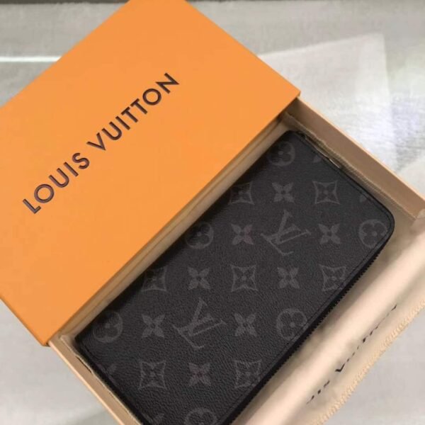 Louis Vuitton Monogram Wallet 10cm Black