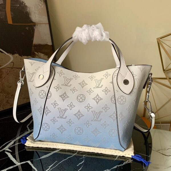Louis Vuitton Handle Bags 23cm White-Blue