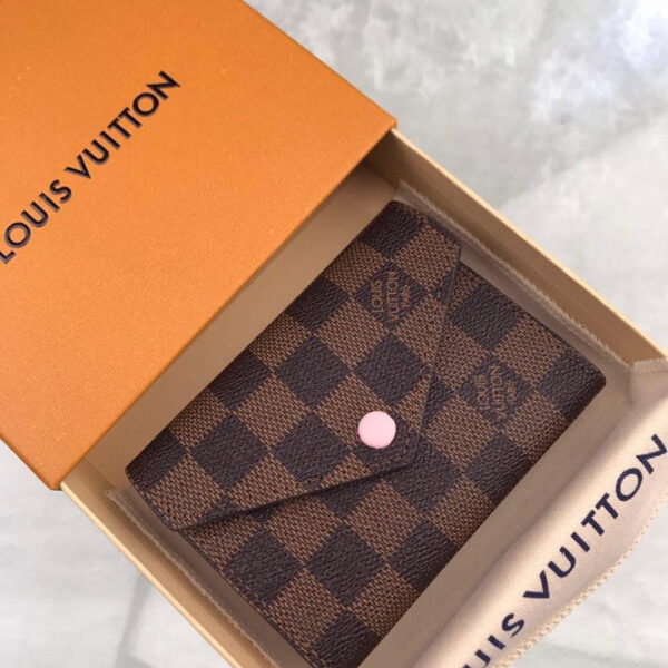 Louis Vuitton Damier Wallet 12cm Brown