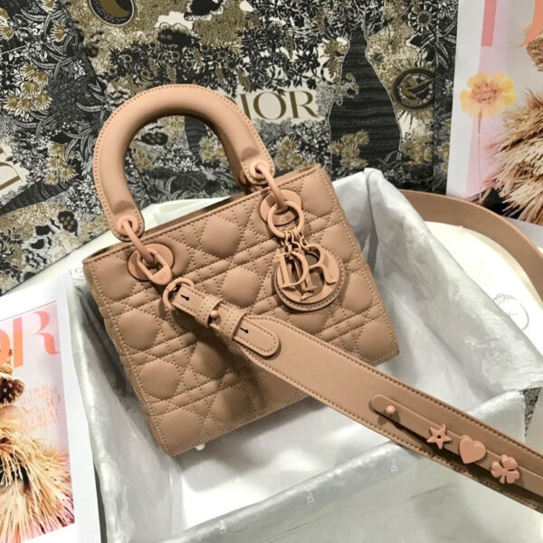 Christian Dior Beige Lady Dior My 20cm
