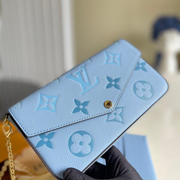 Louis Vuitton Vitorine Wallet 21cm Blue