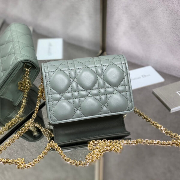 Christian Dior Grey Crossbody Bag 14cm
