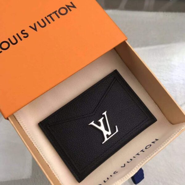 Louis Vuitton Lockme Wallet 11cm Black