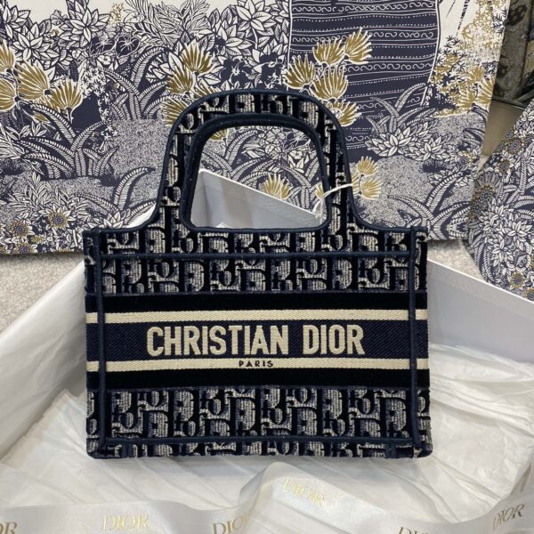 Christian Dior Black Medium Handle Bag 23cm