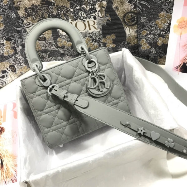 Christian Dior Grey Lady Dior My 26cm