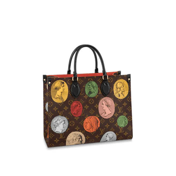 Louis Vuitton x Fornasetti Onthego MM Monogram Cameo 35Cm