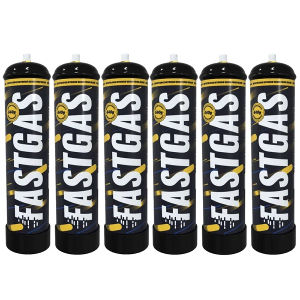 Cream Charger with Nitrous Oxide 640G 6 Pack