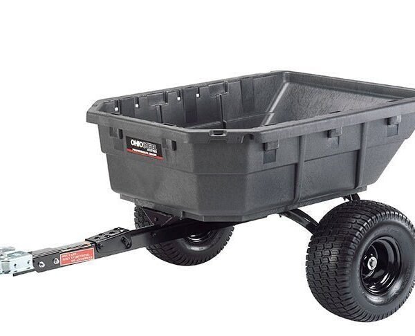 Ohio Steel ATV CARTS 12.5 cu. ft. Poly ATV Cart, 1250 lb. capacity w/ swivel dump #4048PS-ATV