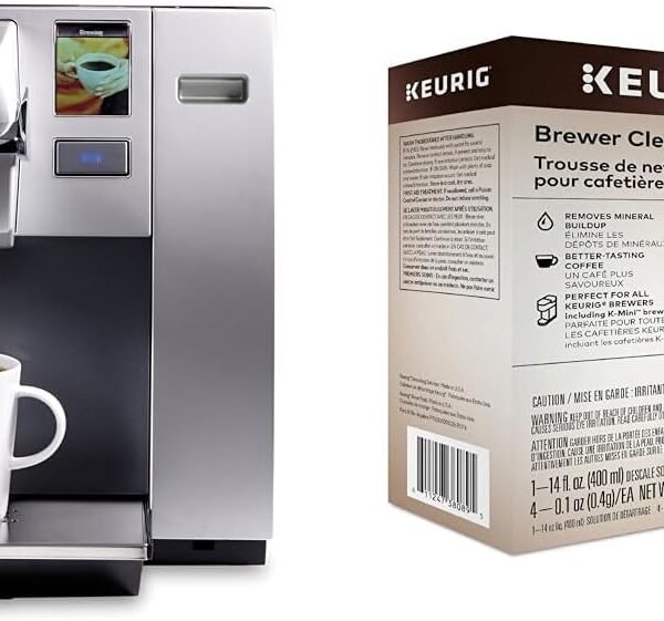 Single Cup Commercial Pod Coffee Maker for Office, Silver