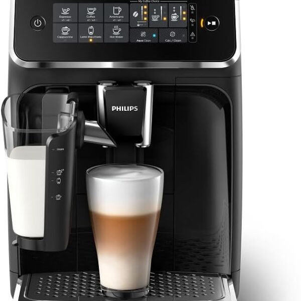 Fully Automatic Coffee Machine with Milk System, Black