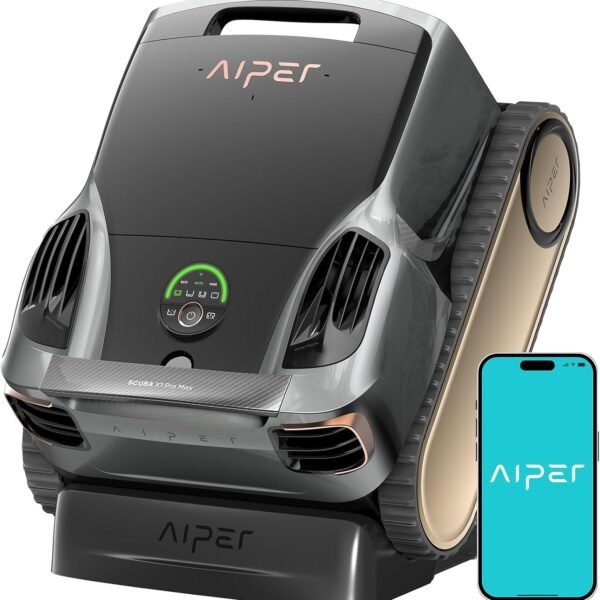 Aiper Scuba X1 Pro Max All-in-One Robotic Pool Cleaner – Intelligent Navigation & Advanced Filtration