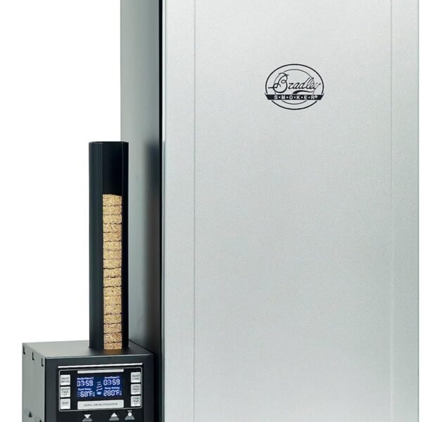 Bradley 6-Rack Electric Outdoor Smoker, Digital Vertical Smoker with Stainless Steel Grill