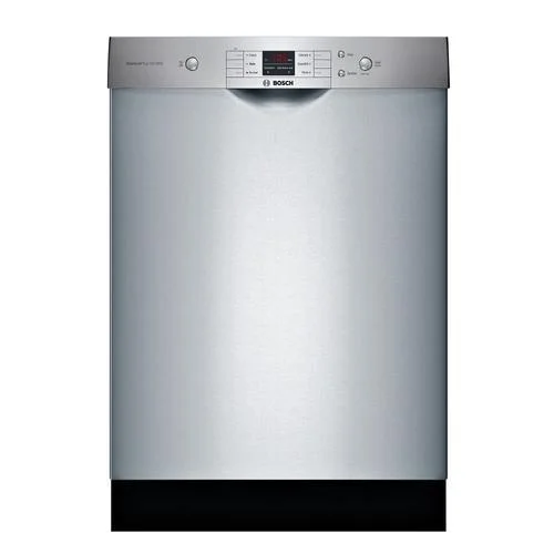 Bosch 100 Series PureDry 50-Decibel Front Control 24-in Built-In Dishwasher (Fingerprint-Resistant Stainless Steel) ENERGY STAR