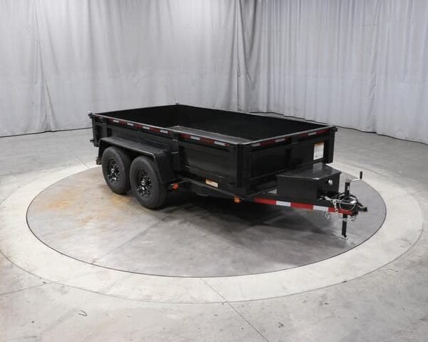 6×12 Dual Axle Dump Trailer 12K Heavy-Duty Capacity