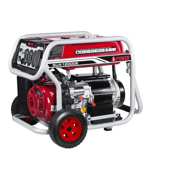 A-iPower 12000 Watt Portable Gas Powered Generator with Electric Start and Wheel Kit