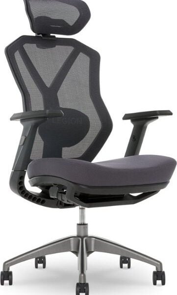 Lenovo - Legion Mesh Gaming Chair - Space Gray