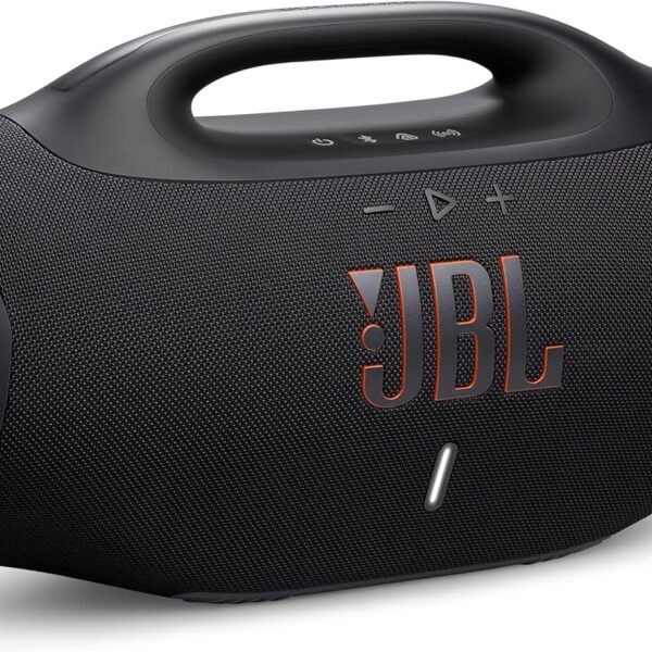JBL Boombox 4 Portable Bluetooth Speaker, Waterproof, Deep Bass - Black | Up To 34 Hours Playtime, IP68 Dustproof, AI Sound Boost For Louder Clearer Audio,...