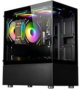 LXZ Gaming PC Desktop Ryzen 5 5600GT 6 core 3.6GHz, 16GB DDR4 RAM, 512GB NVMe SSD, Prebuilt Tower...