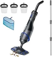 MOVA Handler V10 Cordless Pool Vacuum, 18.5 GPM Suction, Transparent Suction Head & 5.9ft Telesco...