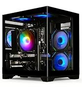 LXZ Gaming PC Desktop Ryzen 7 5700X | GeForce RTX 5060 8GB | 1TB SSD | 16GB DDR4 RAM | High-Perfo...
