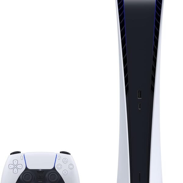 Sony PlayStation 5 PS5 Disc Version Gaming Console, 4K Blu-ray Player, 16GB GDDR6 Memory, Ultra-High Speed 825GB SSD, WiFi 6, Bluetooth 5.1, 120Hz 8K Output
