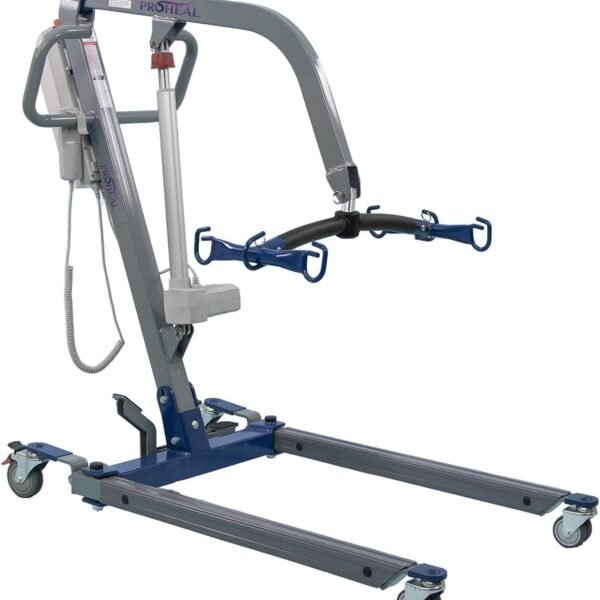 ProHeal Electric Lift - Safe and Easy Full Body Patient Transfer Lifter for Home Use and Facilities - Floor, Low Bed and Chair Lifting, 500 Pound Weight Capacity, 6 Point Spreader Bar