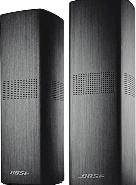 Bose - Surround Speakers 700 120-Watt Wireless Satellite Bookshelf Speakers (Pair) - Black