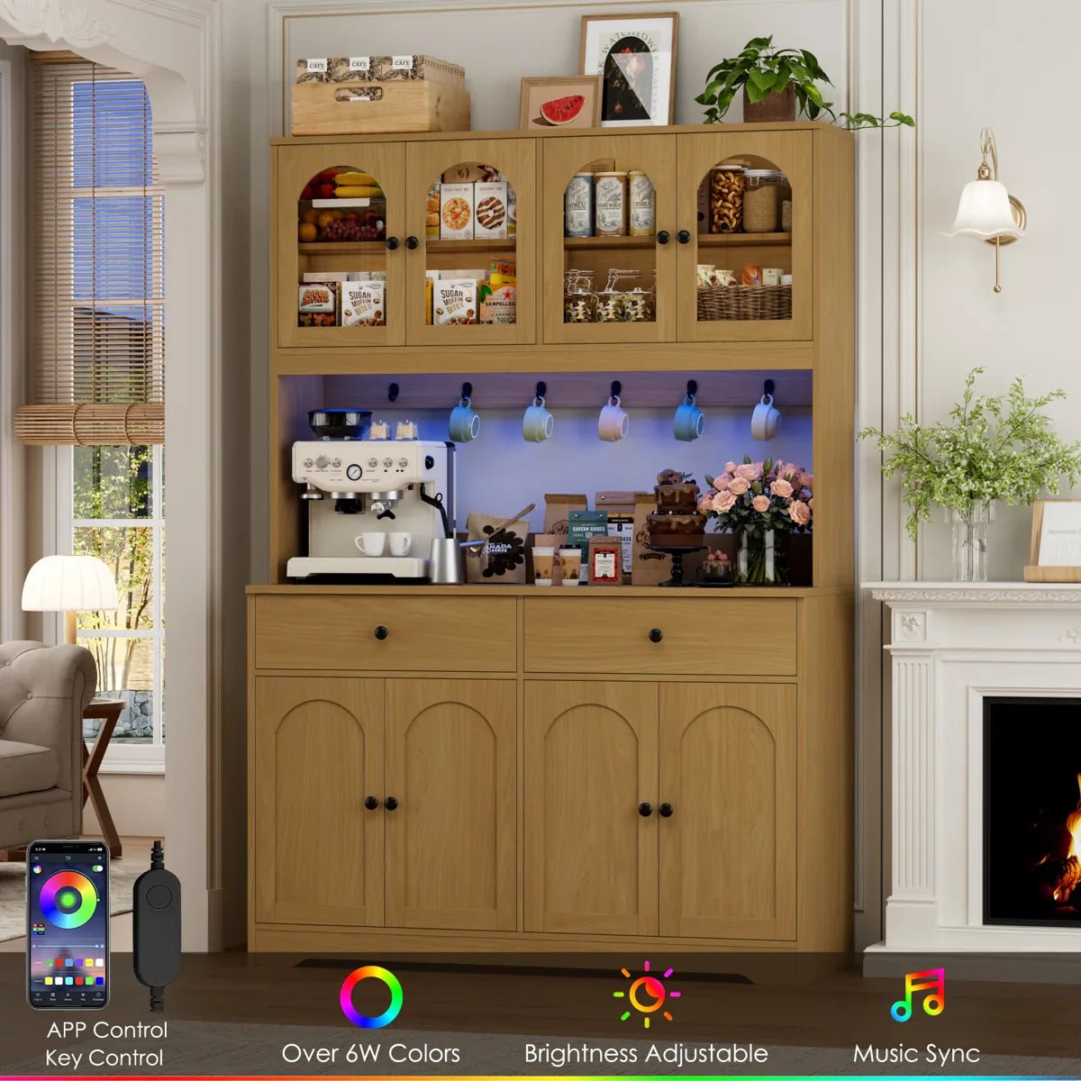 71__LED_Kitchen_Pantry_Cabinet_with_Power_Outlet_Large_Kitchen_Hutch_Storage_Cabinet-1875446062_5