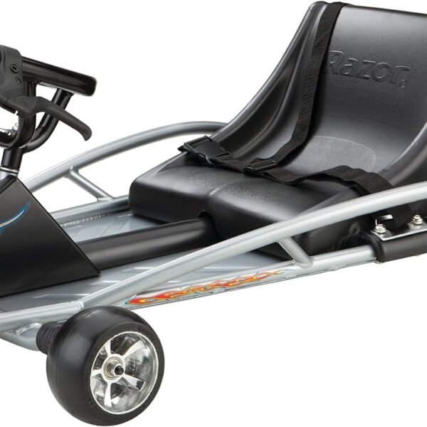 Razor Ground Force One - Electric Go-Kart for Ages 8+, Up to 12 MPH, Up to 40 Minutes of Continuous Use, Variable Speed Throttle, 24V Rechargeable Battery