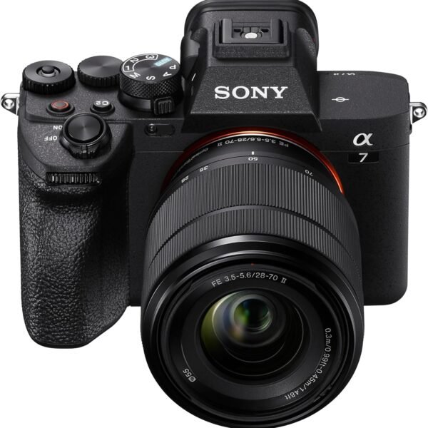 Sony Alpha 7 IV Full-Frame Mirrorless Interchangeable Lens Camera with 2026 28-70mm Zoom Lens Kit, Black | Includes Fe 28-70mm F/3.5-5.6 Oss Ii Lens, 33MP Exmor R Sensor, Bionz Xr, 4K Up to 60p, 759-Point Af, Vari-Angle LCD, Black