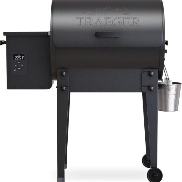Traeger Grills TFB30KLF Tailgater 20 Portable Electric Wood Pellet Grill and Smoker – Foldable Legs, 6-in-1 Versatility, 300 sq. in. Cooking Space for Tailgating, Camping, and Outdoor BBQ