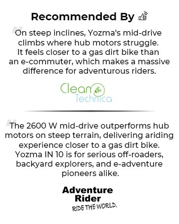 IN10 electric dirt bike
