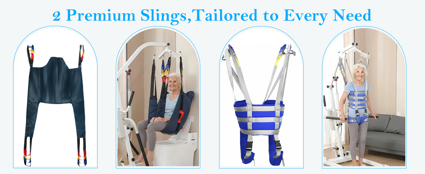 Electric Patient Lift with Stand Assist Function