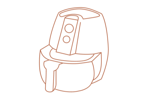 air fryer illustration