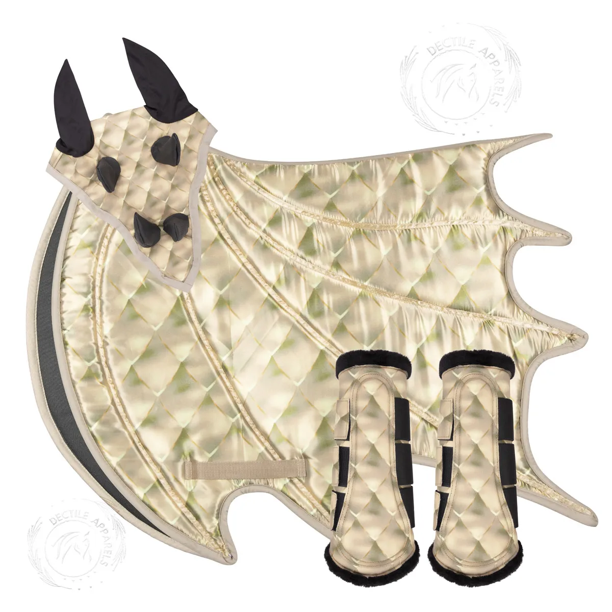 Off White Dragon Saddle Pad USA