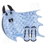 Light Blue Dragon Saddle Pad USA